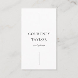 Minimalist simple professional with QR code 名刺