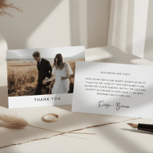 Minimalist Simple Script with Heart Wedding Photo