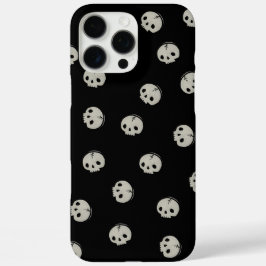  Minimalist Skull Pattern Aesthetic Phone case iPhone 16 Pro Maxケース