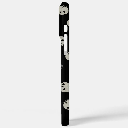 Minimalist Skull Pattern Aesthetic Phone case Case-Mate iPhoneケース (裏面 / 左)