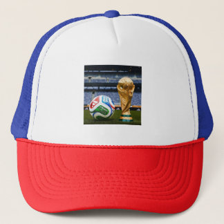 Minimalist Soccer Ball Line Art | Modern Football キャップ