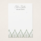 Minimalist Soft Foliage Candle Artwork (正面)