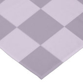 Minimalist Soft Lavender Checkerboard Pattern  テーブルクロス (アングル)