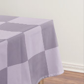 Minimalist Soft Lavender Checkerboard Pattern  テーブルクロス (インサイチュ)
