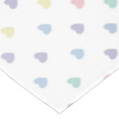 Minimalist Soft Pastel Heart Pattern   テーブルクロス (アングル)