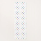 Minimalist Soft Pastel Heart Pattern   ヨガマット (裏面)