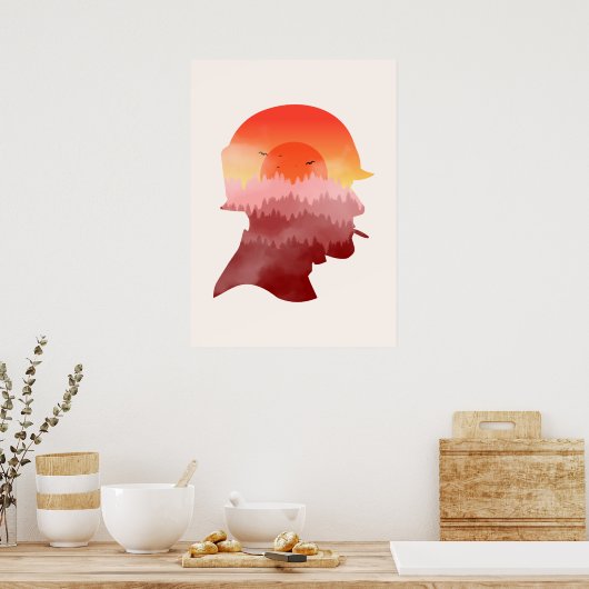 Minimalist Soldier ポスター (キッチン)