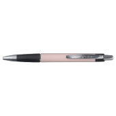 Minimalist Solid Color Pen - Blush Pink ボールペン (裏面)