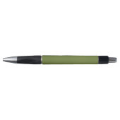 Minimalist Solid Color Pen - Olive Green ボールペン (正面)