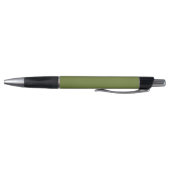 Minimalist Solid Color Pen - Olive Green ボールペン (底)
