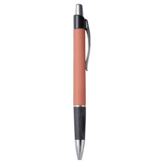 Minimalist Solid Color Pen - Terracotta ボールペン (底(縦))