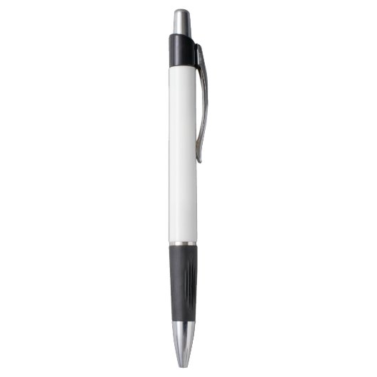 Minimalist Solid Color Pen - White  ボールペン (底(縦))
