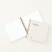 Minimalist Solitude Line Art Introvert Gift ノートブック (内部)