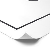 Minimalist Spa Decor Print ポスター (角)