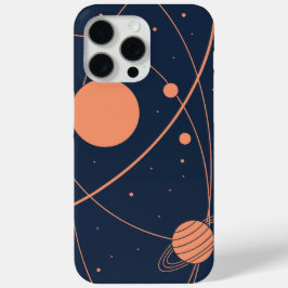 Minimalist Space Orbit iPhone 15 Pro Max Case Maxケース