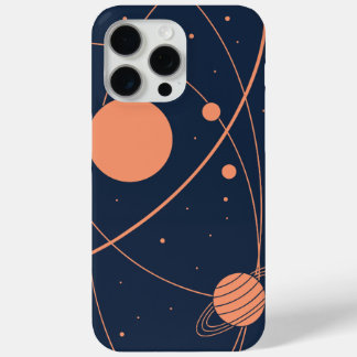 Minimalist Space Orbit iPhone 15 Pro Max Case Maxケース