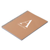 Minimalist Spiral Notebook ノートブック (左側)
