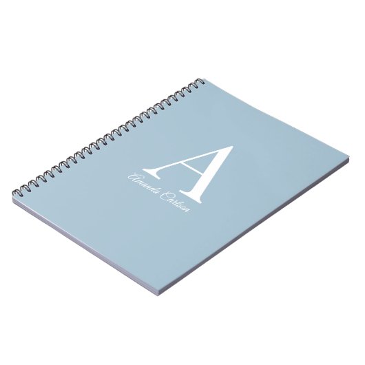 Minimalist Spiral Notebook ノートブック (左側)