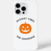Minimalist Spooky Vibes – Personalized Halloween Case-Mate iPhoneケース (裏面)