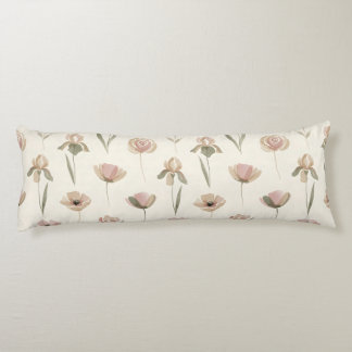 Minimalist Spring Floral Body Pillow ボディピロー