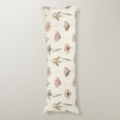 Minimalist Spring Floral Body Pillow ボディピロー (正面縦)