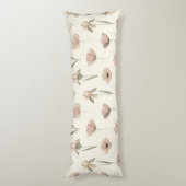 Minimalist Spring Floral Body Pillow ボディピロー (裏面 (縦))