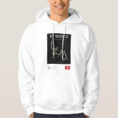 Minimalist St Moritz Bobsleigh Line Hoodie Blk パーカ (正面)