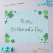 Minimalist St Patrick’s Day Clover Frame 薄葉紙 (クラフト)