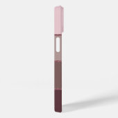 Minimalist Stripes in Pink Tones with Glitter Case-Mate iPhoneケース (裏面 / 右)