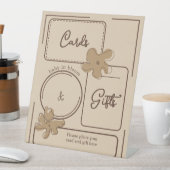 Minimalist Style Flower Notes Cards & Gifts 台座サイン (インサイチュ)