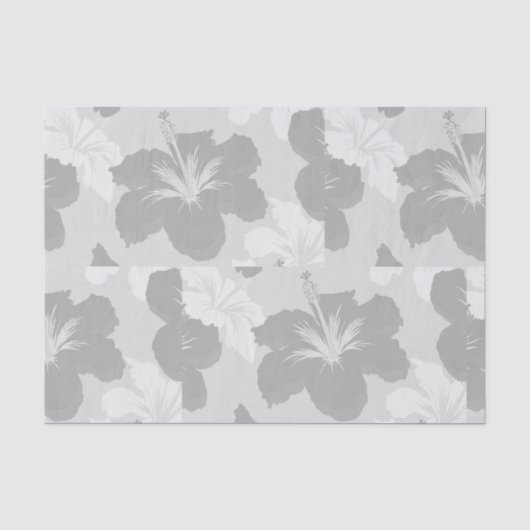 Minimalist Summer Hibiscus 薄葉紙 (正面)
