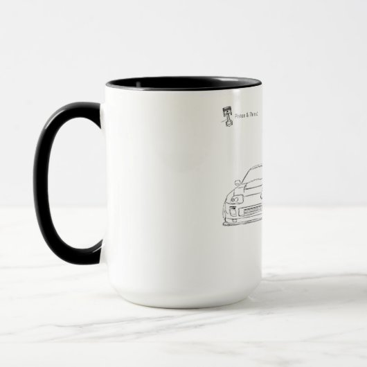 Minimalist Supra Mug | Piston & Thread マグカップ (左)