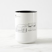 Minimalist Supra Mug | Piston & Thread マグカップ (中央)