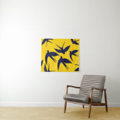 Minimalist Swallow Small (34" x 40") Tapestry タペストリー (インサイチュ(横))