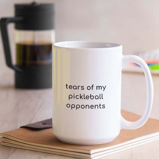 Minimalist Tears of My Pickleball Opponents コーヒーマグカップ