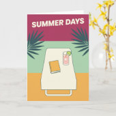 Minimalist Thank You Simple Black Modern Sleek カード (黄色い花)