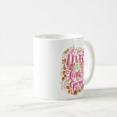 Minimalist Thanksgiving Warmth Kindness Festive コーヒーマグカップ (正面右)