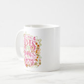 Minimalist Thanksgiving Warmth Kindness Festive コーヒーマグカップ (正面左)