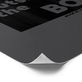 Minimalist Think Outside The Box  ポスター (角)