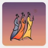 Minimalist Three Wise Men スクエアシール (正面)