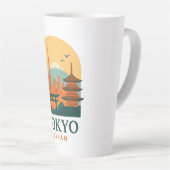 Minimalist Tokyo Japan Travel | Modern  カフェラテマグ (右アングル)