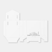 Minimalist Tokyo Skyline Illustration フェイバーボックス (折り畳みなし)