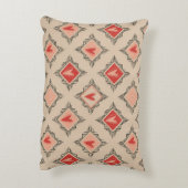 Minimalist Tribal Heart Dusty Rose design  アクセントクッション (裏面(縦))