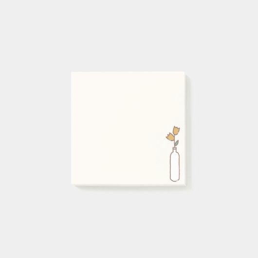 Minimalist Tulip Vase ポストイット (正面)