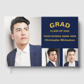 Minimalist Typography 3 Photo Graduation ゲストブック (正面)