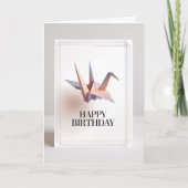 Minimalist Typography Birthday Card カード (正面)