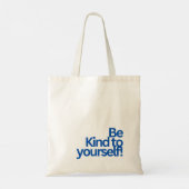 MINIMALIST TYPOGRAPHY QUOTE TOTE BAG トートバッグ (裏面)