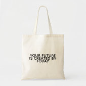 MINIMALIST TYPOGRAPHY QUOTE TOTE BAG トートバッグ (正面)