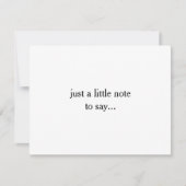 Minimalist Ultrasound photo Baby Announcement Card サンキューカード (正面)