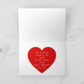 Minimalist Valentine’s Day card カード (内部)